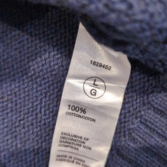 L Buffalo Crewneck Long Sleeve Knit Sweater - Picture 5 of 6